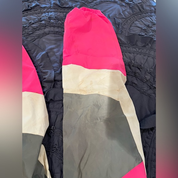 Rave Hot Pink & Silver Holographic Reflective Chaps - Picture 6 of 8